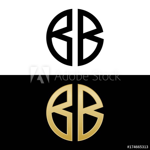 Bb Initial Logo Circle Shape Vector Black And Gold 500x500 Bb Initial Logo Circle Shape Vector Black And Gold
