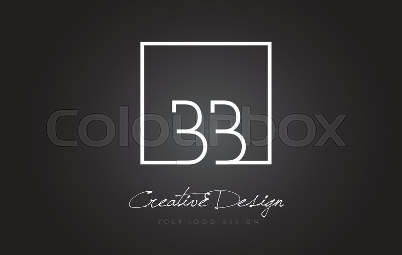 Bb Square Framed Letter Logo Design Stock Vector Colourbox 800x508 Bb Square Framed Letter Logo Design Stock Vector Colourbox