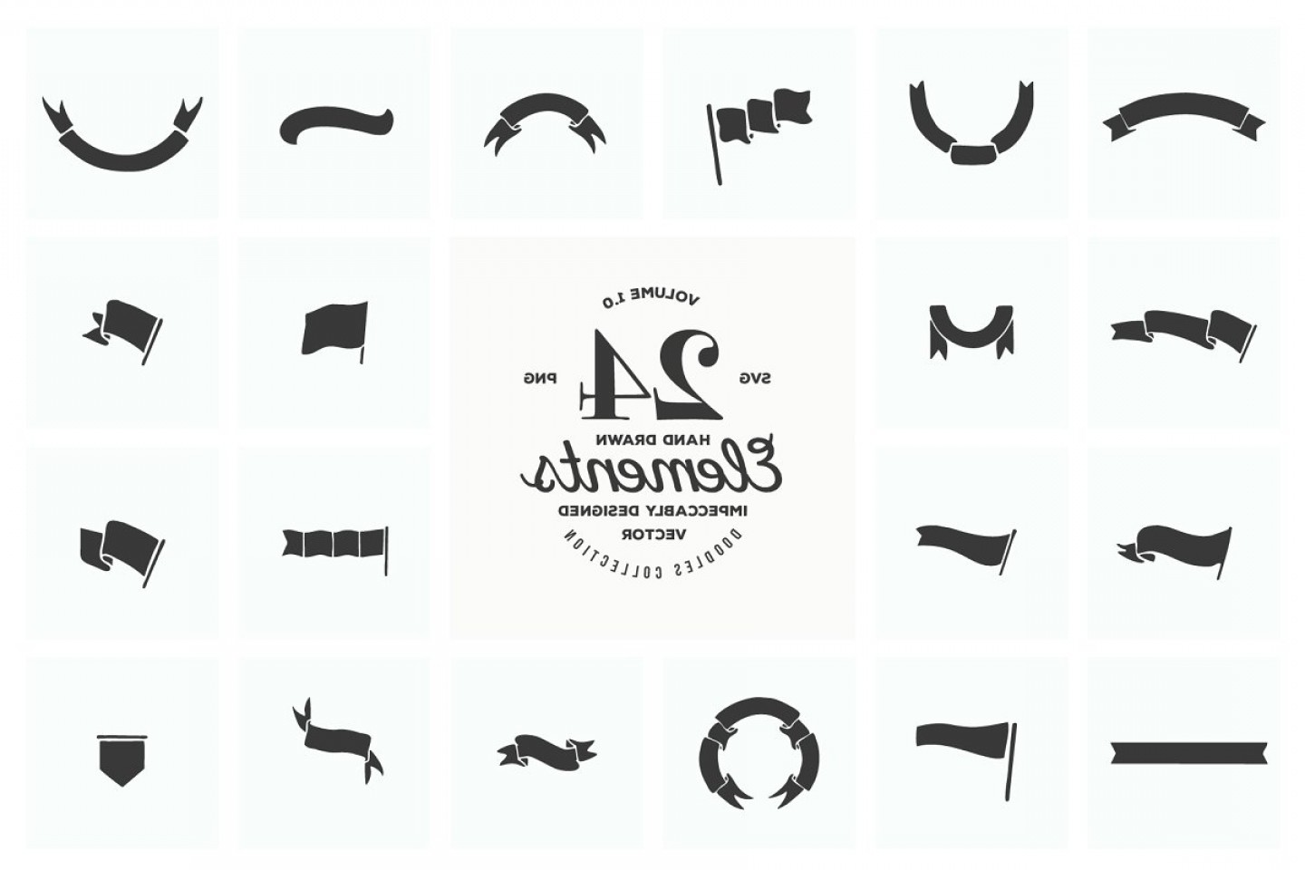 1440x960 Hand Drawn Logo Elements Png Cqrecords