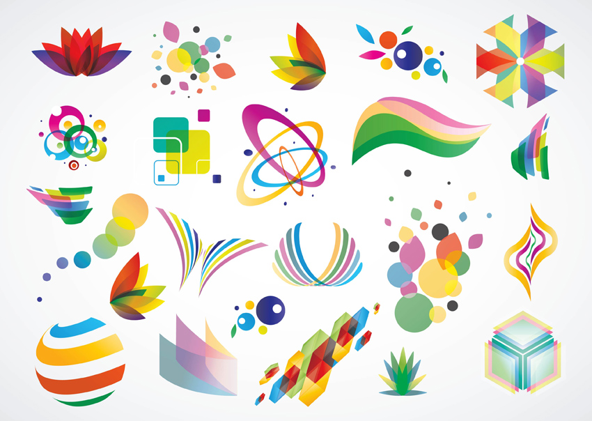 850x604 Logo Design Elements Vector Art Graphics