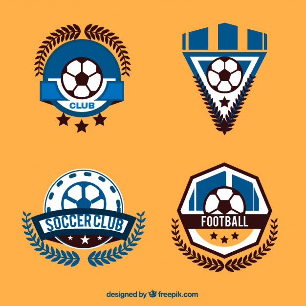 Football Logos Collection Free Vector 626x626 Football Logos Collection Free Vector
