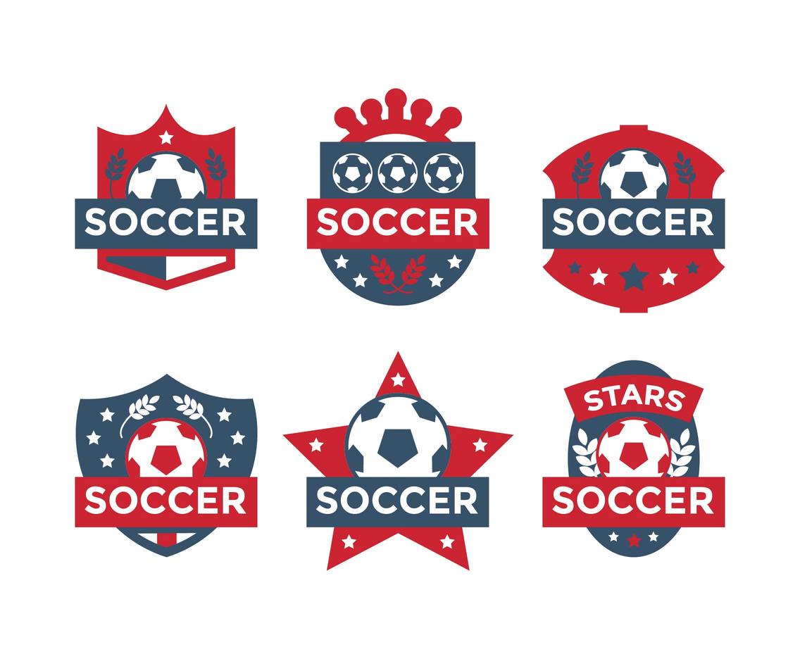 1136x936 Futbol Pack Soccer Badges Logos Templates Vector Vector Art