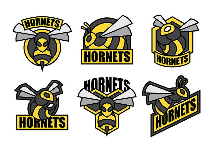 686x490 Hornets Vector Icons