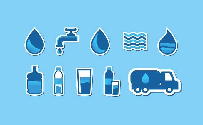 690x426 Free Water Vector Clipart Aqua Logos And Icons