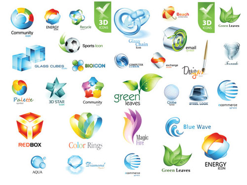 500x375 Beautiful Stereo Logo Icon Vector Material