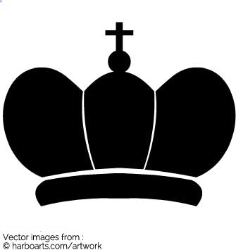 King Crown Clipart Vector 335x355 King Crown Clipart Vector