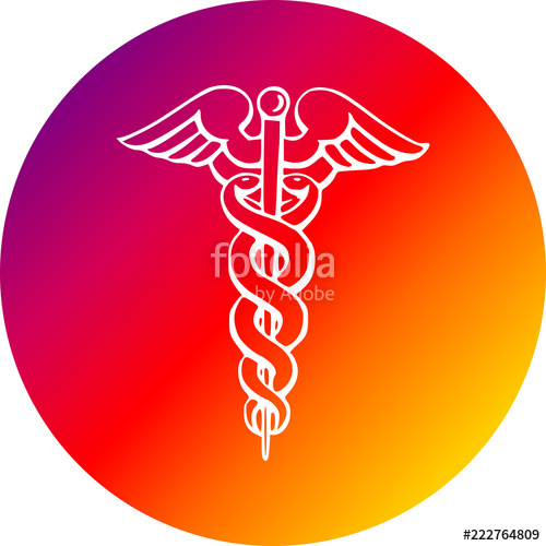 500x500 Icono Emblema Medicina Stock Image And Royalty Free