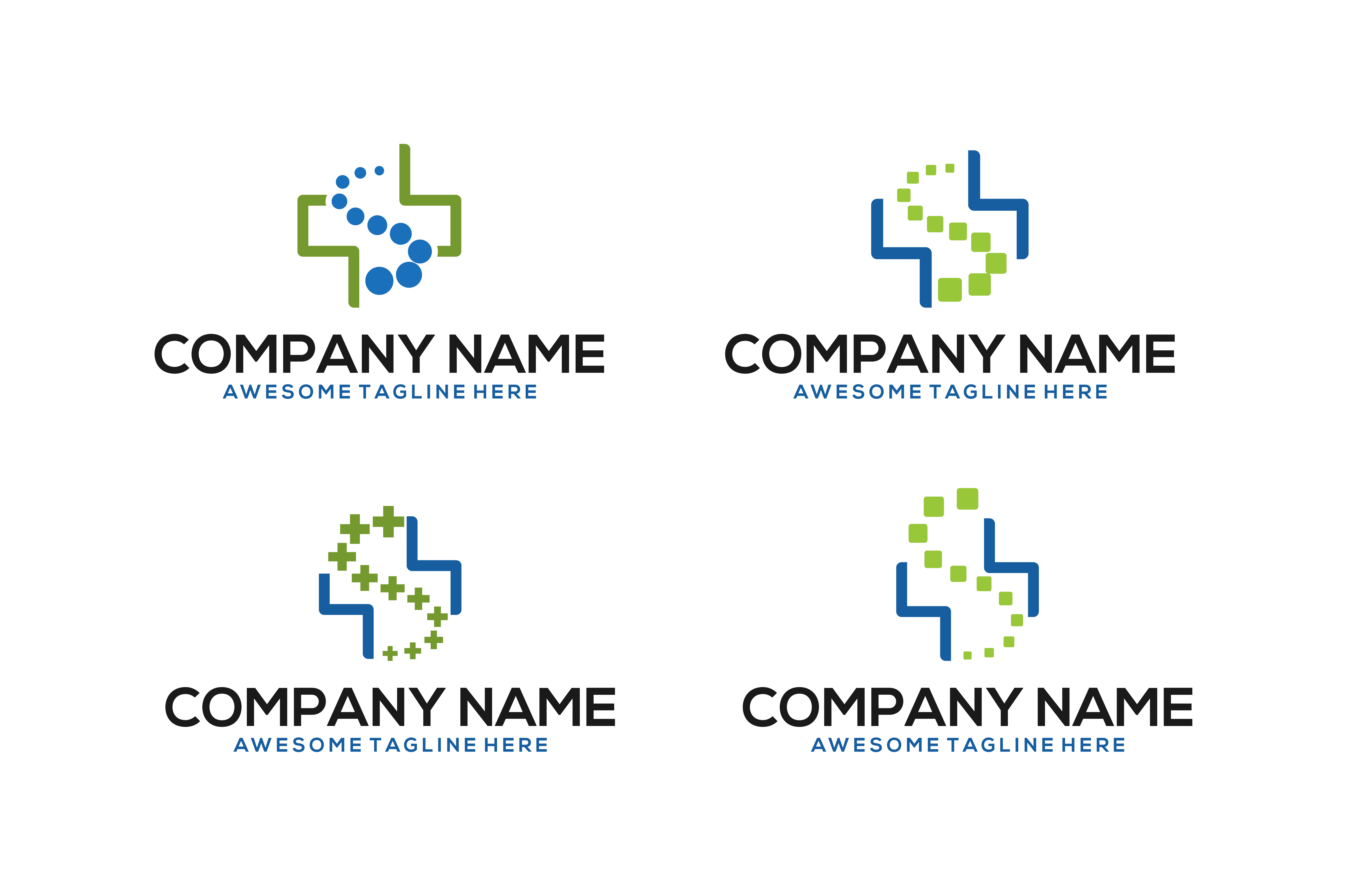 Medical Logo With S Shape Vector Template Graphic 6445x4289 Medical Logo With S Shape Vector Template Graphic