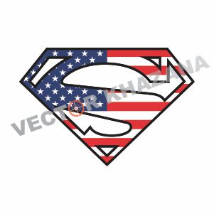 America Flag With Superman Vector Logo 301x301 America Flag With Superman Vector Logo