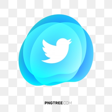 360x360 Twitter Icon Abstract Geometric Fluid, Twitter Logo, Twitter