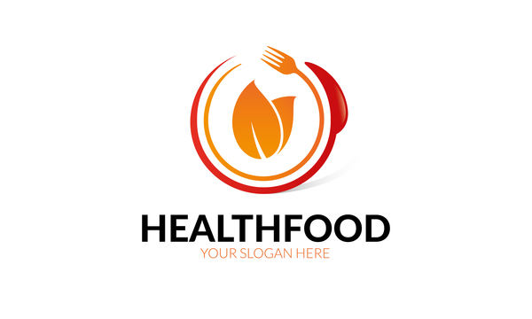 600x360 Health Food Logo Vector Free Download