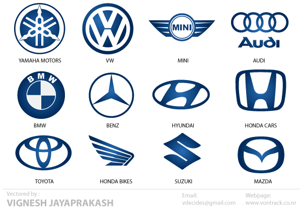 600x415 Automotive Logos Free Vector