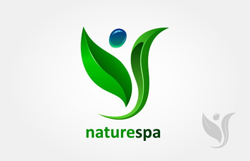 500x322 Natures Spa Logo Vector Free Download