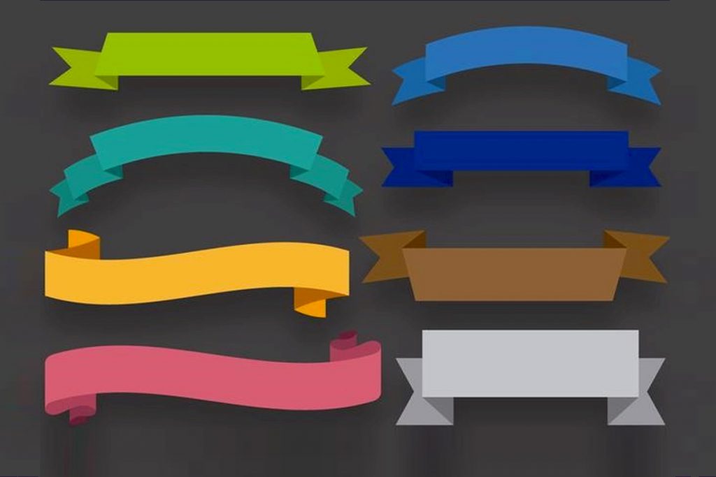 1024x683 Free Ribbons Vector For Designs