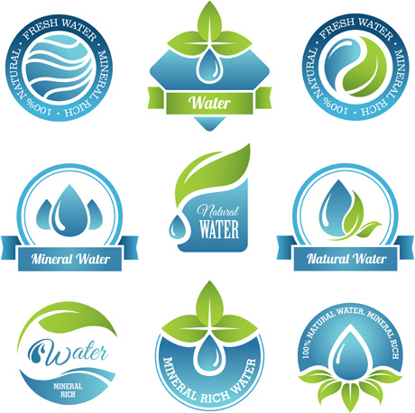 460x458 Round Water Logos Vectors Graphics Free Vector In Encapsulated