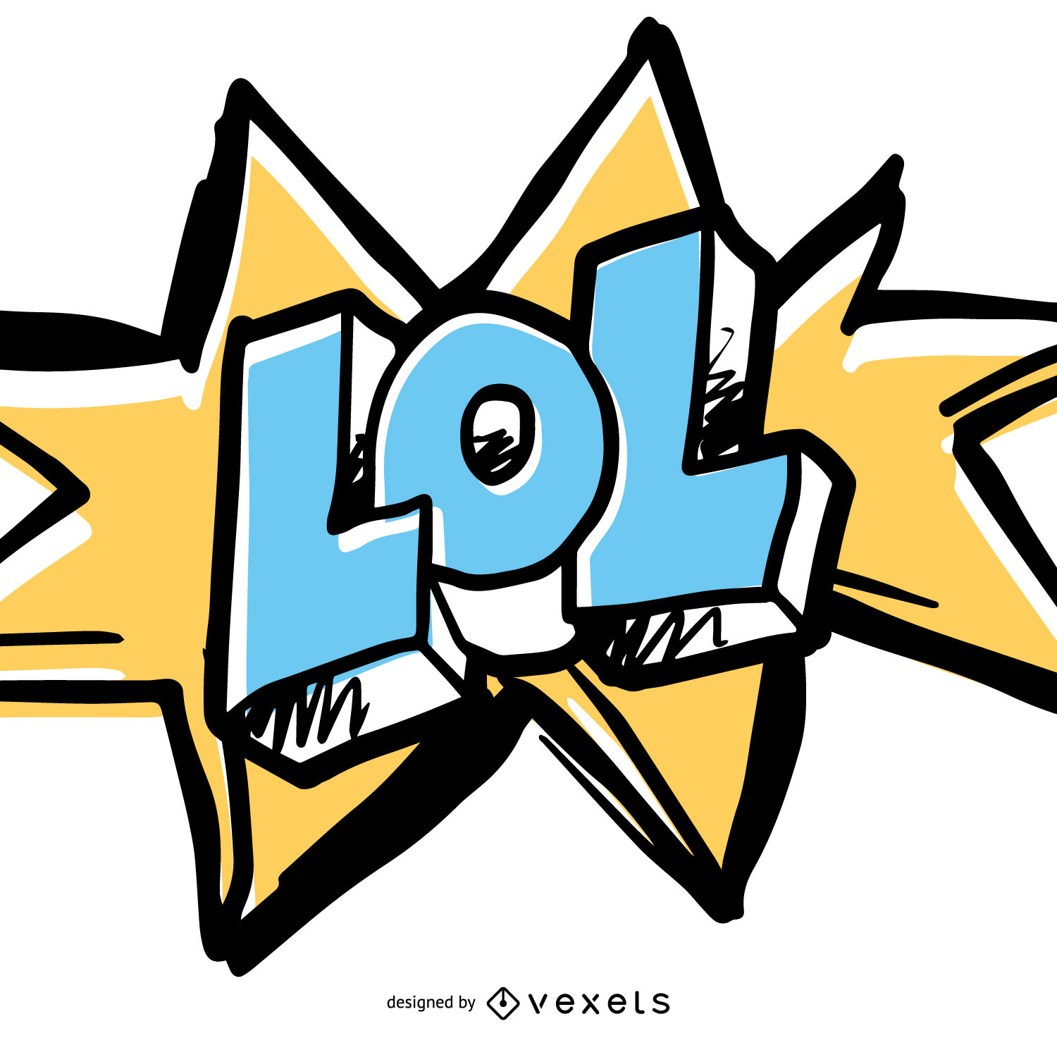 Lol Vector In Comic Style 1500x1500 Lol Vector In Comic Style