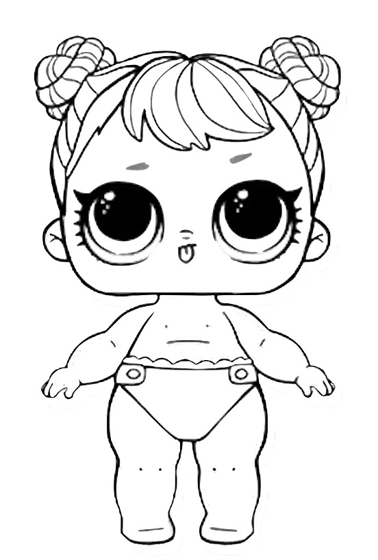 Free Free 318 Coloring Lol Doll Svg SVG PNG EPS DXF File