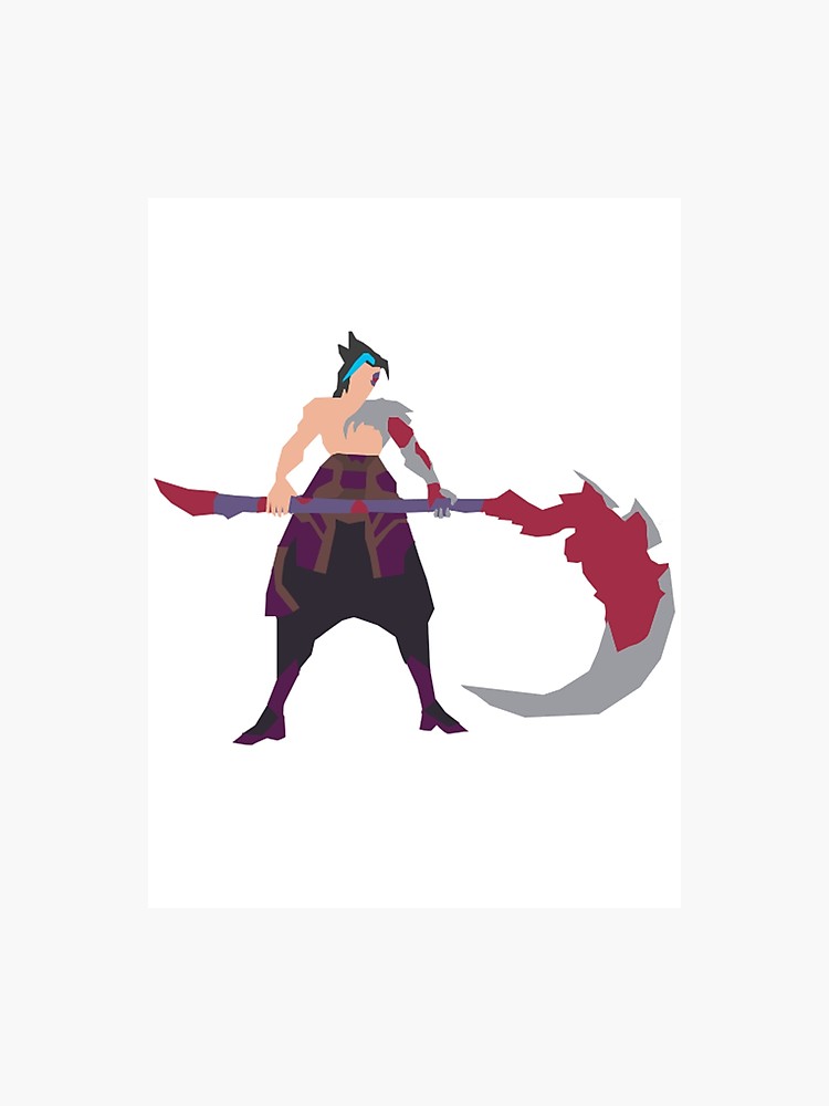 Kayn Lol Vector Art Photographic Print 750x1000 Kayn Lol Vector Art Photographic Print