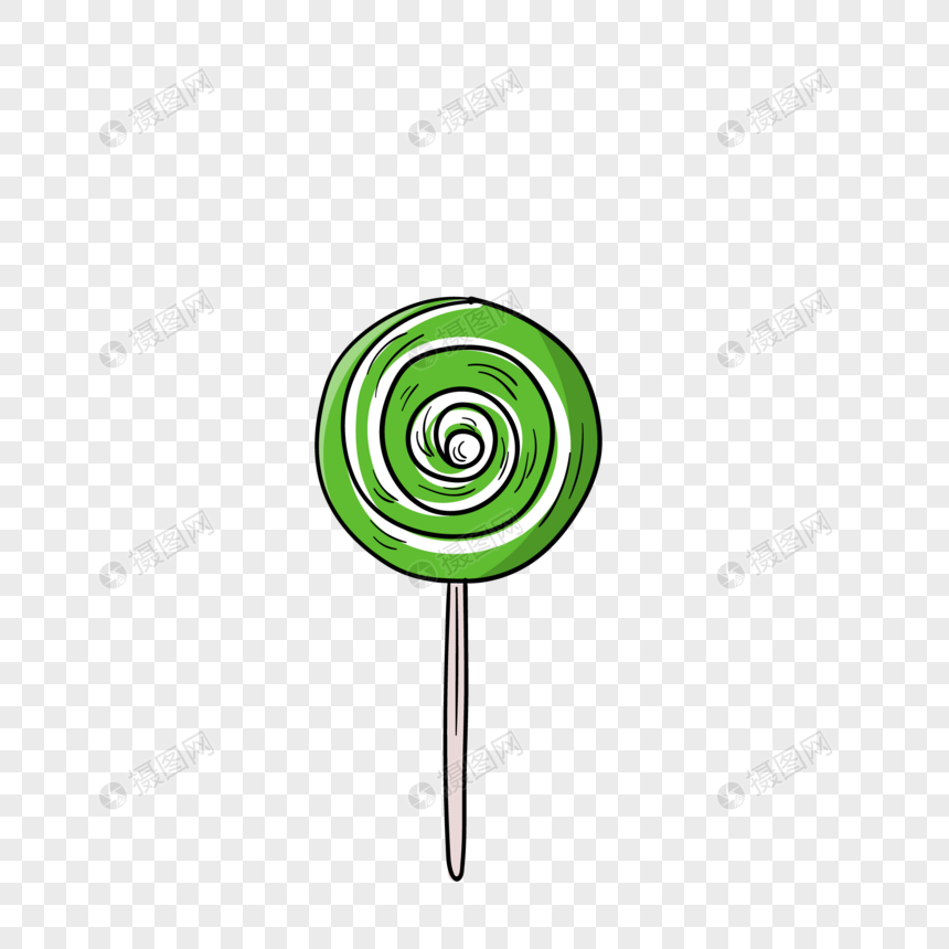860x860 Green Round Lollipop Vector Elements Png Image Picture Free
