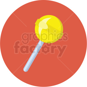 300x300 Lollipop Vector Flat Icon Clipart With Circle Background Clipart