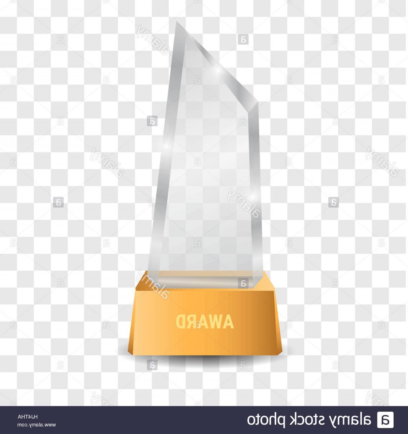 1560x1658 Stock Photo Transparent Crystal Trophy Vector Illustration
