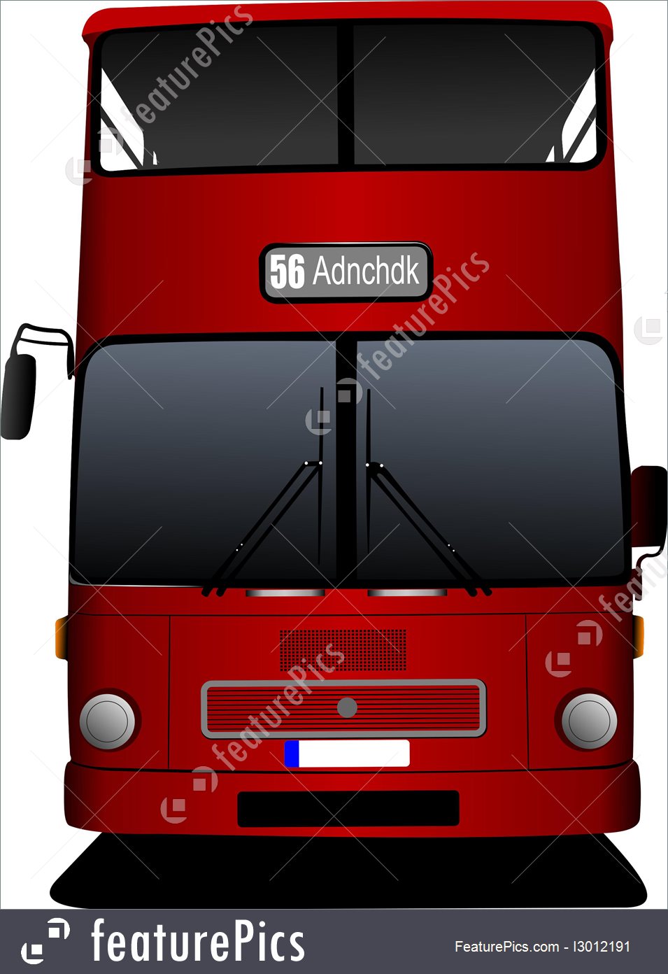 London Double Decker Red Bus Vector 955x1392 London Double Decker Red Bus Vector
