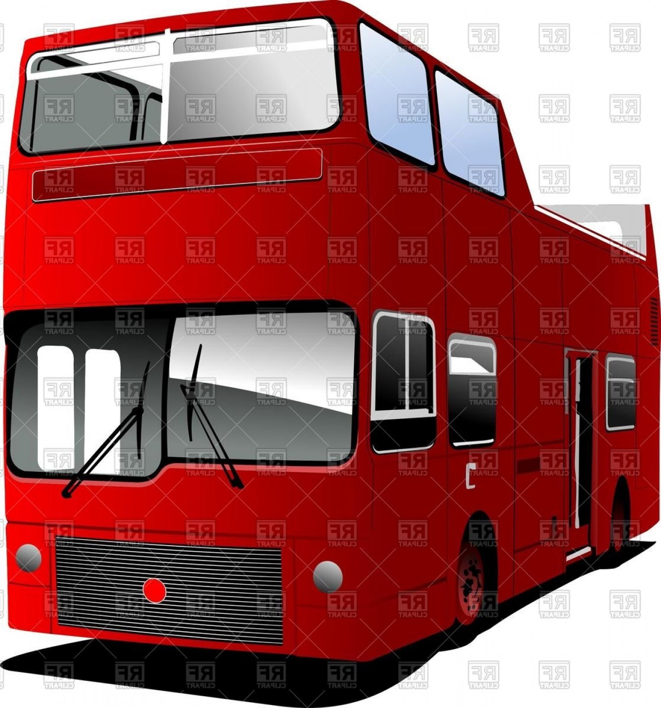 London Double Decker Tour Bus Vector Clipart Soidergi 1345x1440 London Double Decker Tour Bus Vector Clipart Soidergi