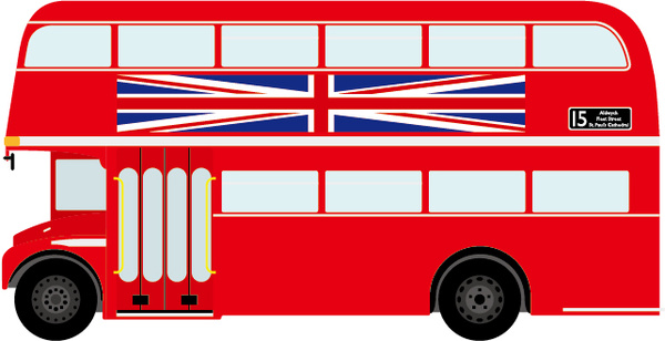 London Bus Simple Vector Free Vector In Encapsulated Postscript 600x308 London Bus Simple Vector Free Vector In Encapsulated Postscript