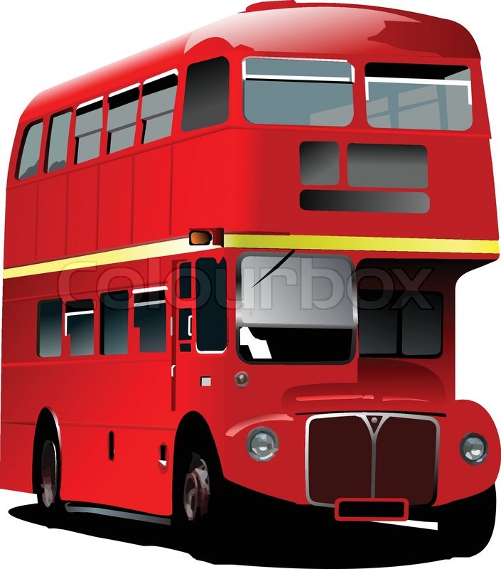 London Double Decker Red Bus Vector Stock Vector Colourbox 705x800 London Double Decker Red Bus Vector Stock Vector Colourbox
