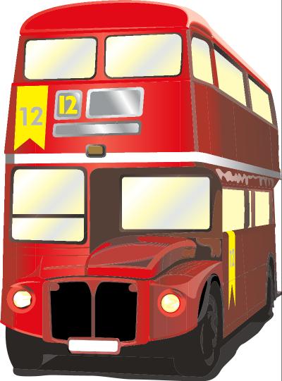 London Bus Vector 400x541 London Bus Vector