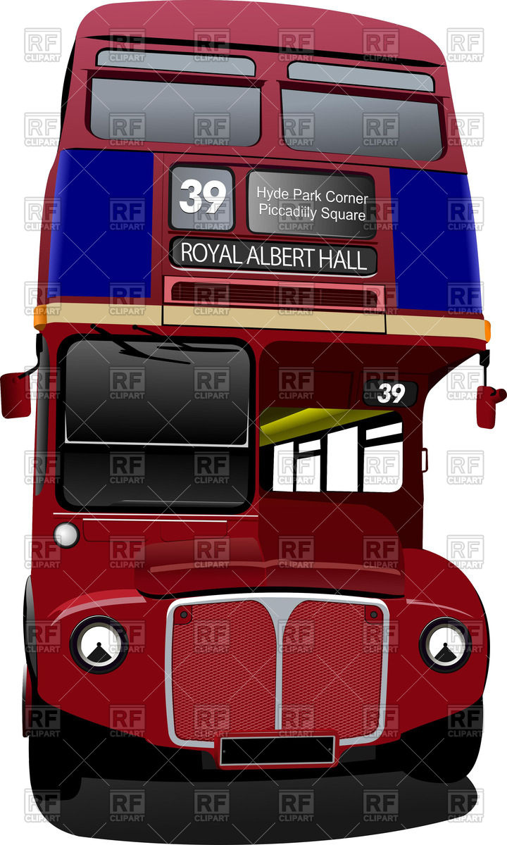 Front View Of London Double Decker 720x1200 Front View Of London Double Decker