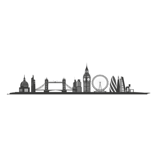 512x512 London Skyline Silhouette