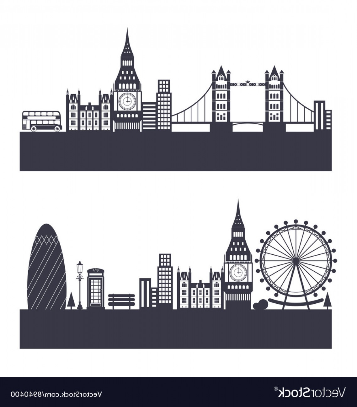 1138x1296 Silhouette Background Of Abstract London Skyline Vector Soidergi