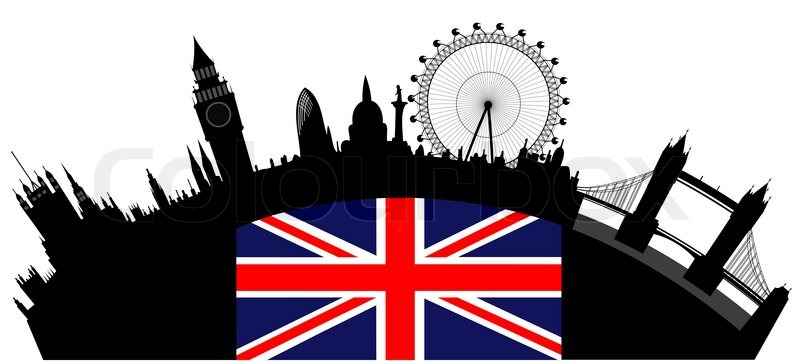 800x364 Vector London Skyline Stock Vector Colourbox