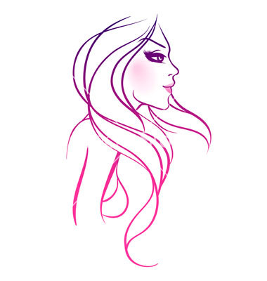 Long Hair Vector