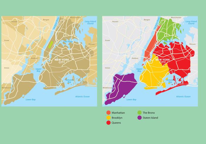 New York City Map 700x490 New York City Map