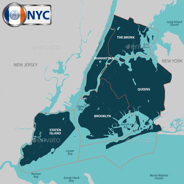 Boroughs Of New York City Travel Vectors Design New York, New 590x590 Boroughs Of New York City Travel Vectors Design New York, New