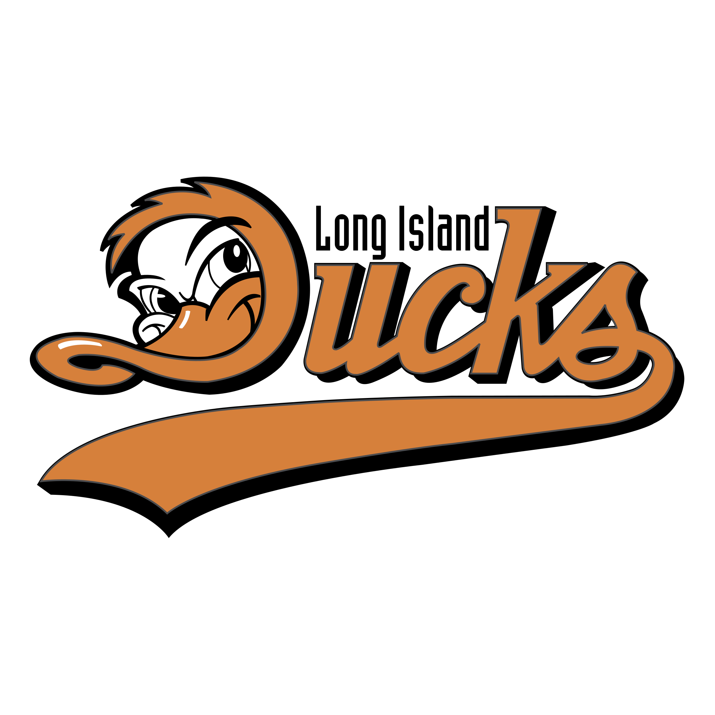 2400x2400 Long Island Ducks Logo Png Transparent Vector