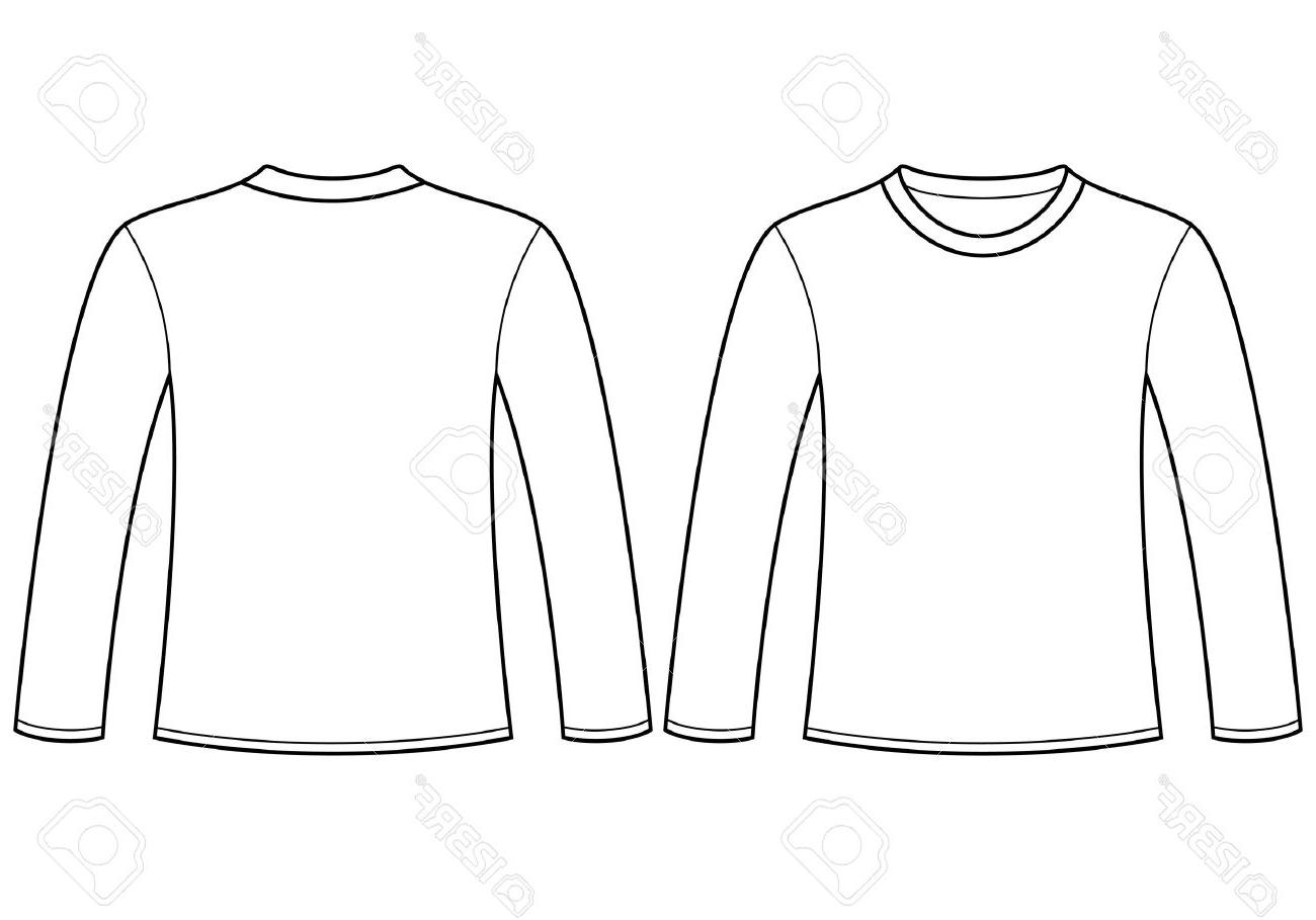 1300x909 Long Sleeve T Shirt Vector Template Universiteti