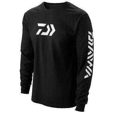 383x383 Daiwa Vector Print Long Sleeve T Shirt Black