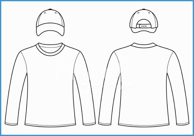 629x440 Long Sleeve T Shirt Template Vector Free Fabulous Long Sleeved T