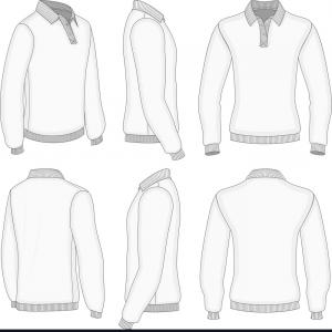 300x300 Blank Long Sleeve T Shirt Design Template Wallkeeper