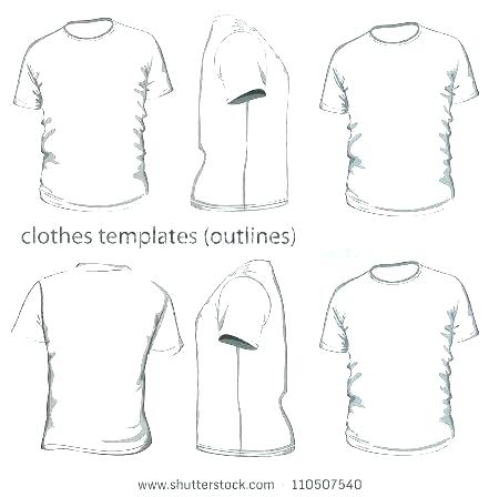 450x448 White Blank T Shirt Template Vector Tee Long Sleeve Download Free