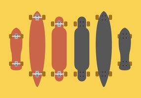 286x200 Longboard Free Vector Art