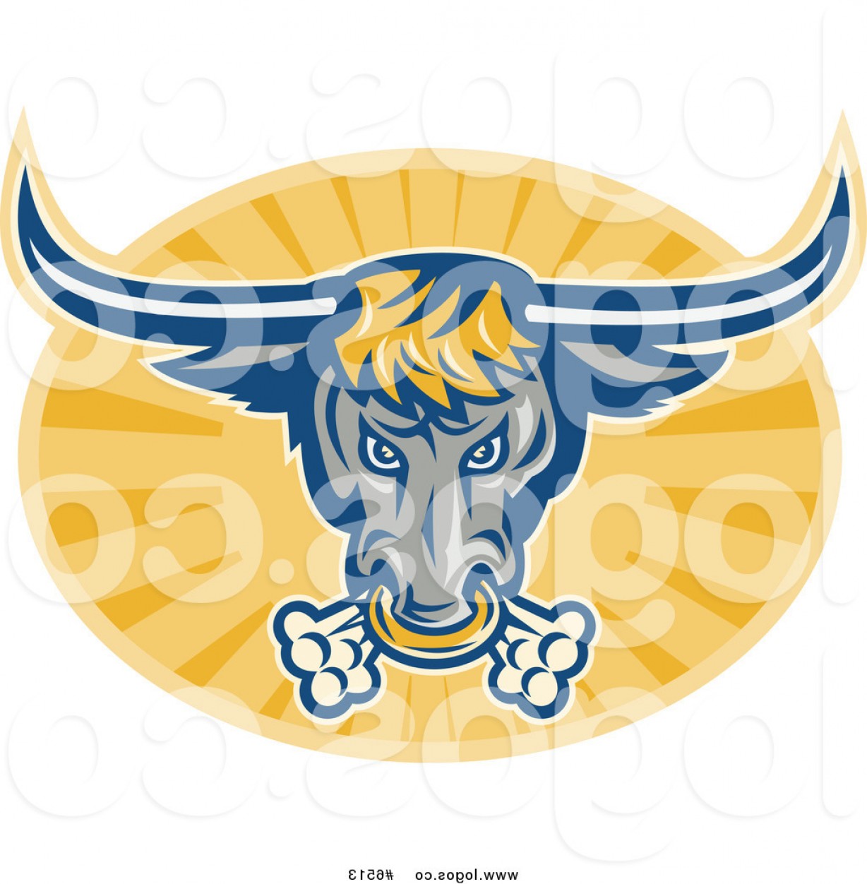 1228x1252 Texas Longhorn Logo Vector Art Studiogrfx
