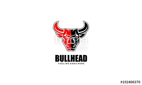 500x300 Bull Head Logo Vector Stock Image And Royalty Free Vector