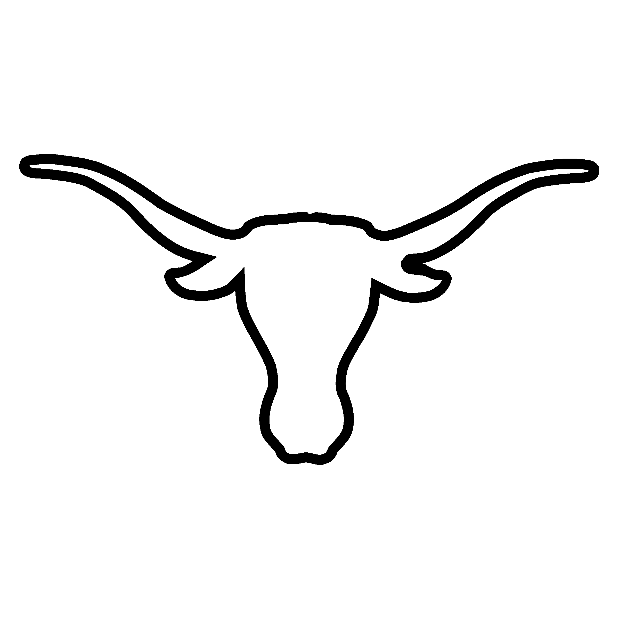 Texas Longhorns Logo Png Transparent Vector. 