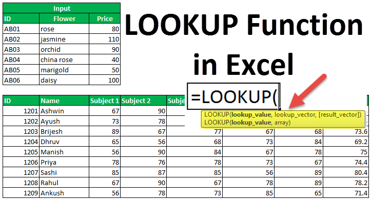 723x390 Lookup Function In Excel