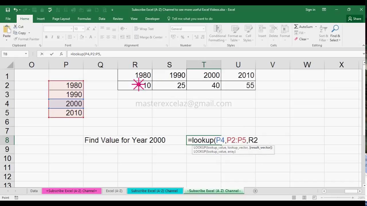 1280x720 How To Use Horizontal Lookup Vector Formula In Ms Excel
