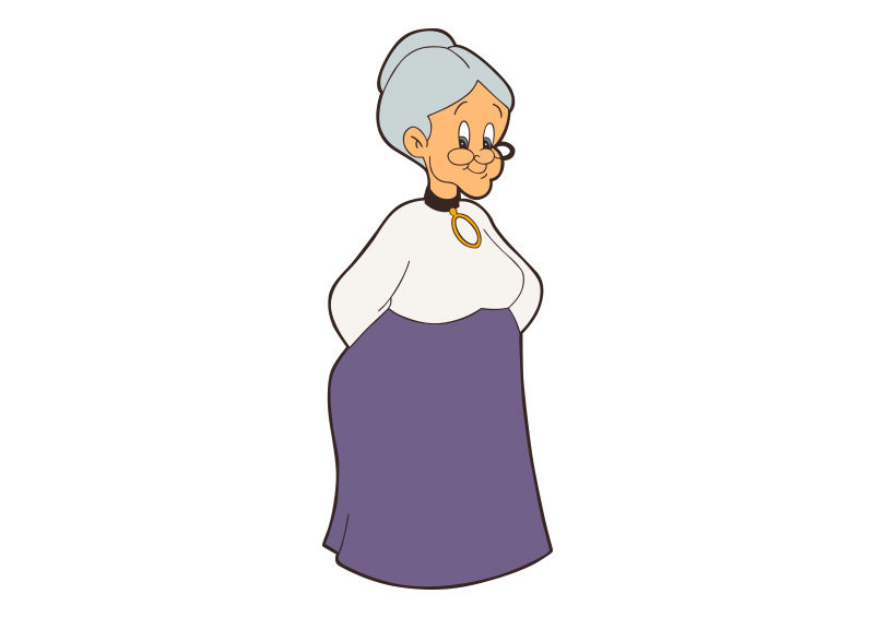 Granny Free Vector 800x566 Granny Free Vector